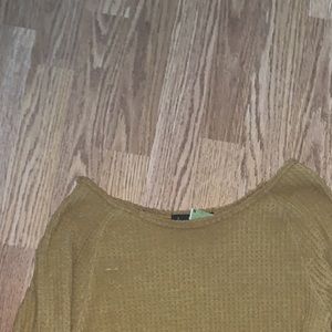 Mustard yellow thin sweater